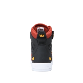 Supra Mens BREAKER Black/Bossa Nova/Golden/white High Top Shoes | CA-32668